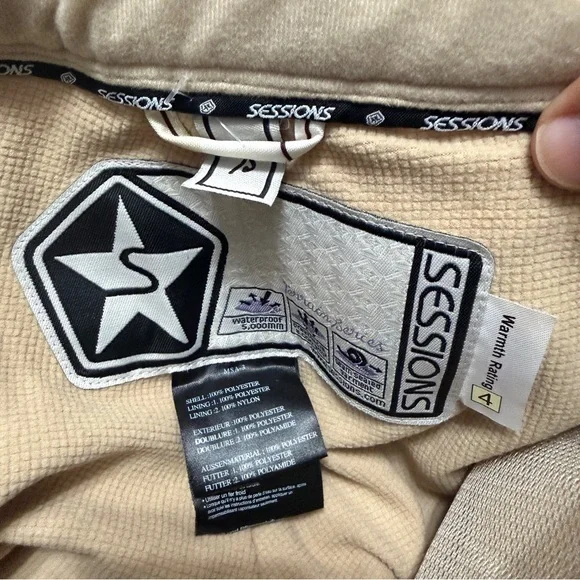 Sessions Motion Avery Plaid Waterproof Snowboard Ski Pants RECCO Size Small - Picture 12 of 16